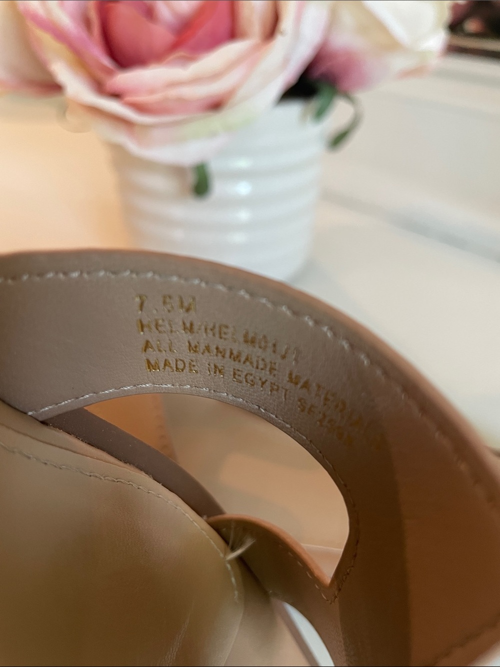Madden Girl tan cutout slide sandals - Picture 3 of 3
